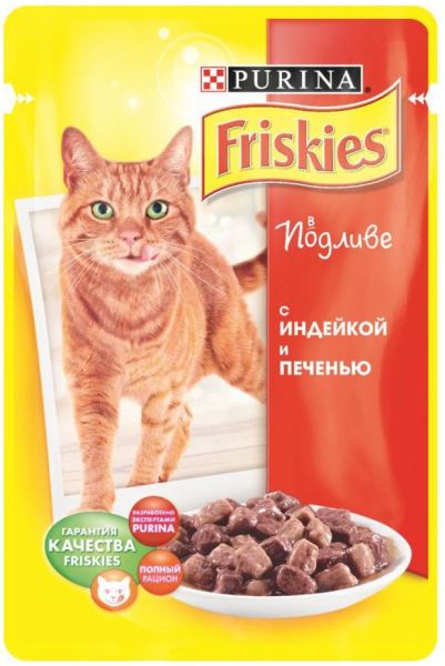 Friskies індичка з печінкою в підливі 100 г