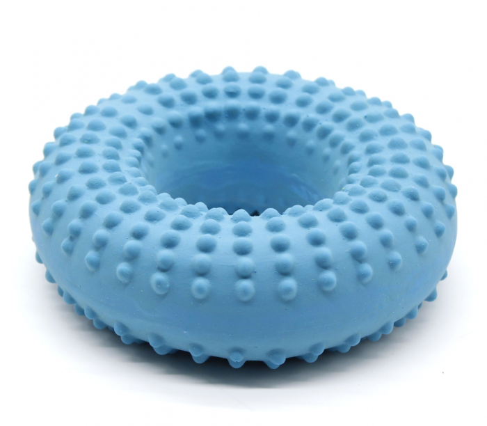 Кільце латексне, 12,55 см, іграшка для собак Зелене