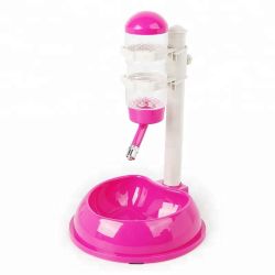 Миска сухі вуса універсальна на штативі для тварин 500мл з поїлкою пластик Трояндовий