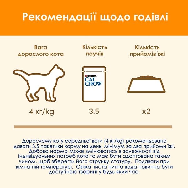 Cat Chow Adult консерва для котів із лососем і зеленою квасолею, 85 г Акція