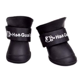 Черевики для собак силіконові чорні XXL 90  70 мм