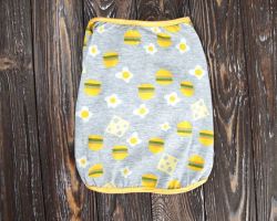 Футболка для собак хлопчиків Таїті трикотаж сіра XXS