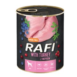 Dolina Noteci RafiDog (65) консерви 800гр паштет індичка, лохина, журавлина 305033 