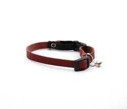 Нашийник Franty Тедді шкіра, 10мм х 20-29см червоний