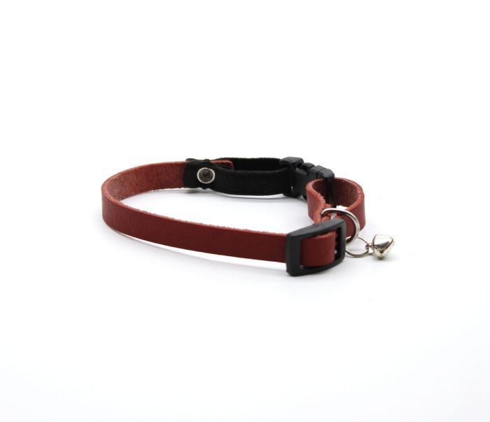 Нашийник Franty Тедді шкіра, 10мм х 20-29см червоний