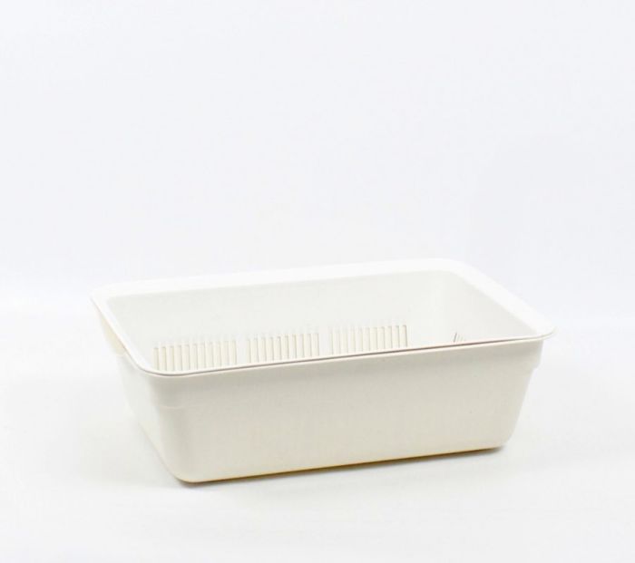 Туалет Дніпро глибокий із сіткою кремовий 40х27х13 см