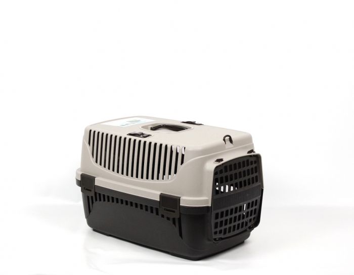 Переноска пластикова  Коричнево-бежева 553635 см. 