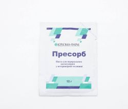 Пресорб-гідрогель метил кремнієвої кислоти, 20 пакетиків по 10 гр 20 шт
