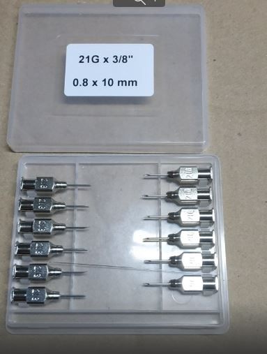 Голка багаторазова інєкційна 0,810LL (21G38)