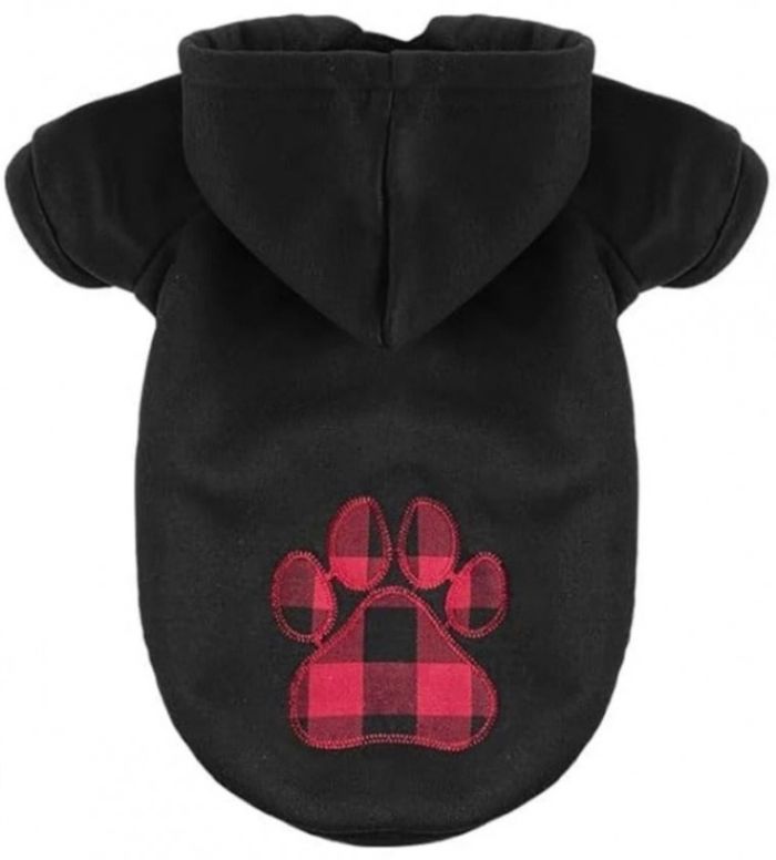 Світшот Лапка чорний XS