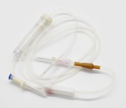 Система переливання крові, голка метал. Луєр лок, 18G, 1,240 мм. 