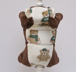 Тедді комбінезон для собак хлопчиків махра на хутрі M