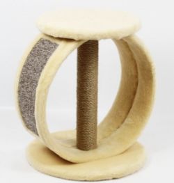 Когтеточка  Лунтик Бежевая 504040 см. Джут