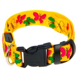 Нашийник LED Метелик тканинний M (2,5 см  40-48см)