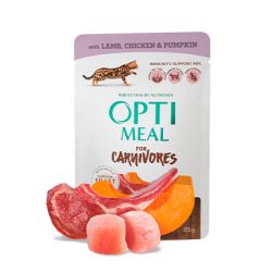 Optimeal з ягням, куркою і гарбузом в желе 85г 