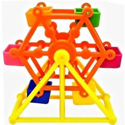 Карусель на підставці іграшка для птахів 9х8 см 