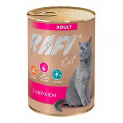Dolina Noteci RAFI Adult Cat консерви для кішок з індичкою 400г 