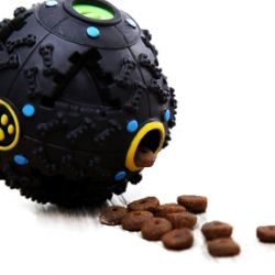 Мяч з оригінальним звуком, для ласощів, жорсткий для собак 7,5 см 