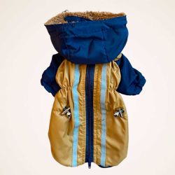 Шон куртка для собак хлопчиків doglove гірчична M1