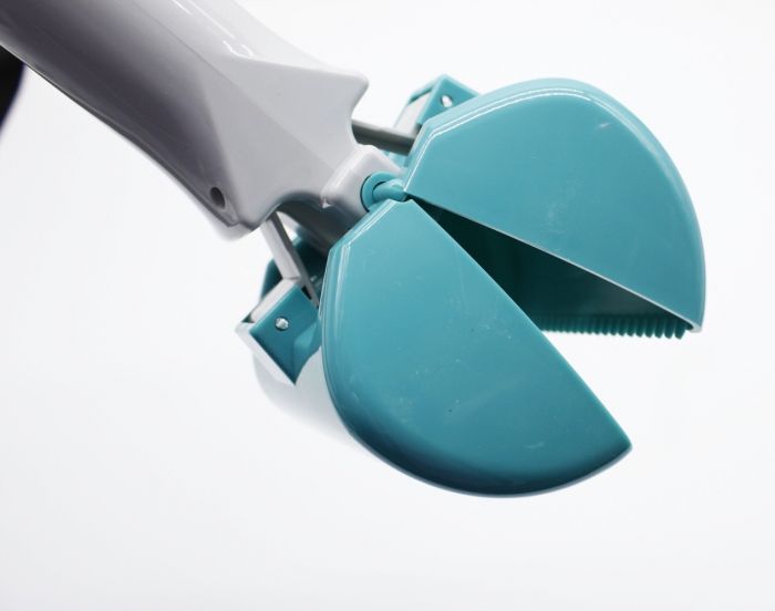 Совок-пістолет для збирання фекалій Сіро-Бірюзовий 