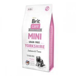 Brit Care GF Mini Yorkshire корм для собак малих порід 2кг + 2 павуча Brit Care Dog Mini Fillets 