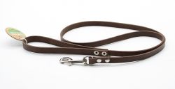 Повідець Franty Style Paw шкіра, 12 мм х 1,2 м коричневий