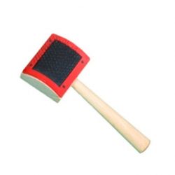 Пуходерка Україна деревяна мала 202. Гекко