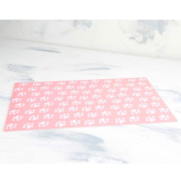 Килимок під миску для тварин 28х42 см Чорний