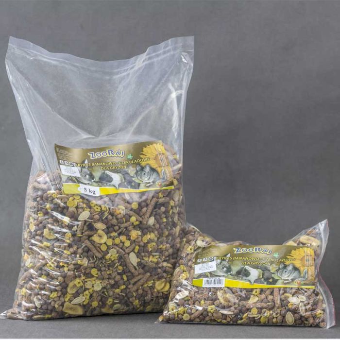 Корм для гризунів Бананово-шоколадний Zooraj 1л