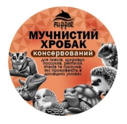 Корм Flipper Консервований борошняний червяк, 100 г 
