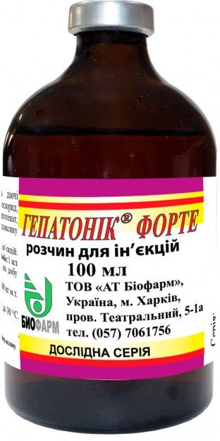 Гепатоник інєкція Україна 100 мл
