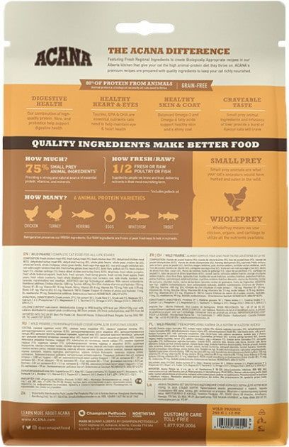 ACANA Wild Prairie Cat для котів 5,4 кг