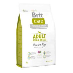 Brit Care s Adult з ягням і рисом для собак вагою до 10 кг 3 кг
