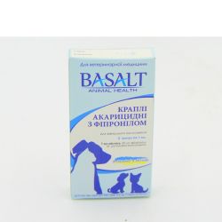 Фіпроніл-інсекто-акарицидні краплі для котів і собак 1 мл 