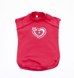 Футболка Айстра трикотаж червона А35 В54 см