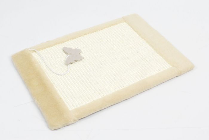 Килимок-дряпка, сизаль, бежевий. 4431 см. 