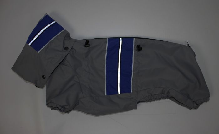 Дощовик Прайд на тонкій підкладці сіро-синій (хлопчик) L