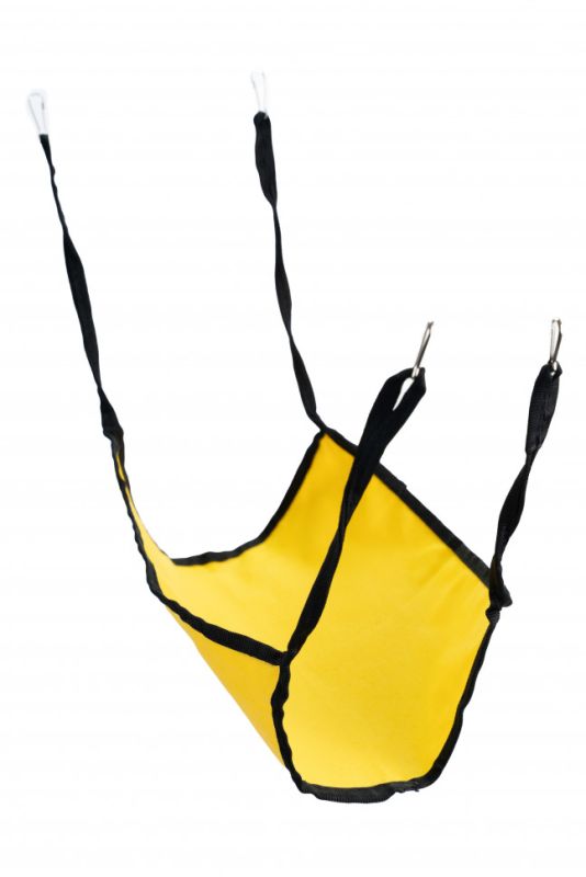 Гамак для гризунів з бязі, розмір 4040 см жовтий