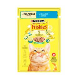 Friskies консерва для котів із лососем у підливці, 85 г 