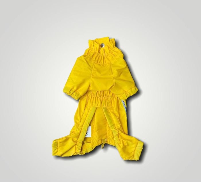 Мадрид дощовик для собак Dog Love жовтий без утеплювача XXS