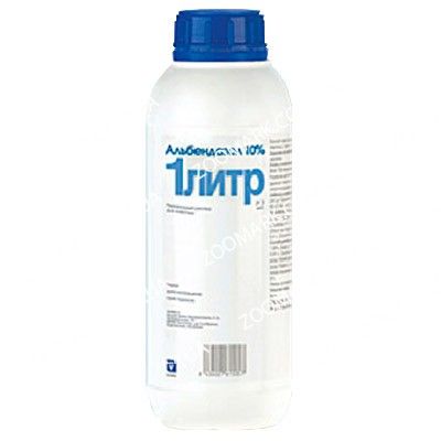 Альбендазол-антигельмінтик Альбендазол ИНВЕЗА 1л 10