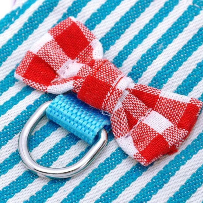 Шлея майка з повідцем комплект для гризунів ХБ 130 см M 12  16 см