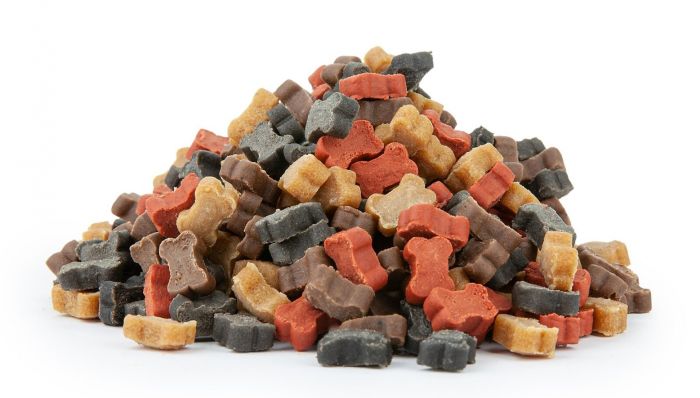 Ласощі для собак Печиво у формі кісточок мікс 300 г