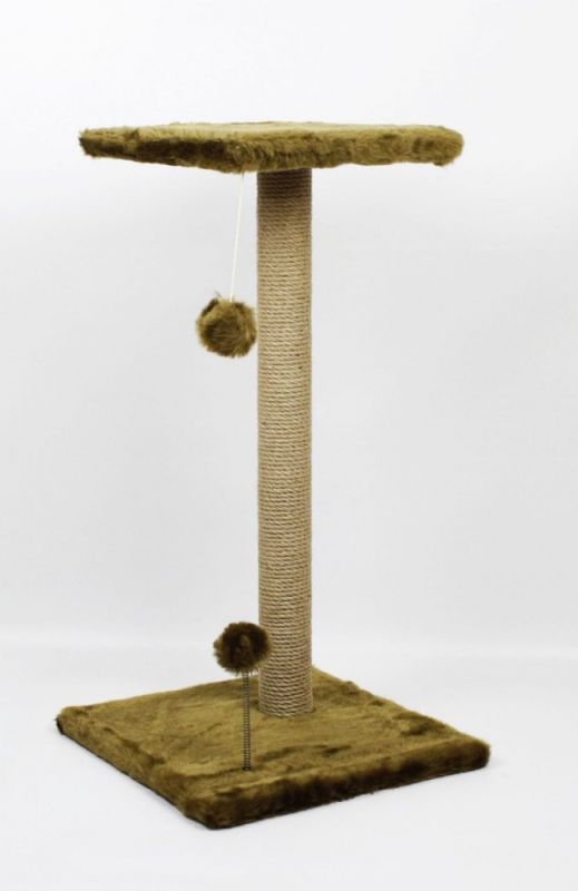 Дряпка для кота Соло коричнева Джут