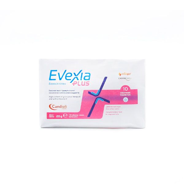 Евексія Плюс знеболююче для котів та собак 10 табл