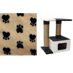 Когтеточка Мейн-Кун, джут Лапка Бежева