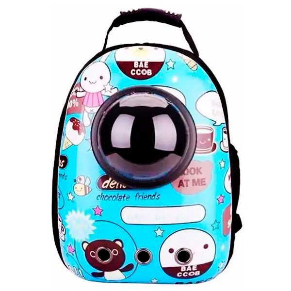 Рюкзак пластик ілюмінатор 32х42х29 см вояж блакитний 32х42х29 см