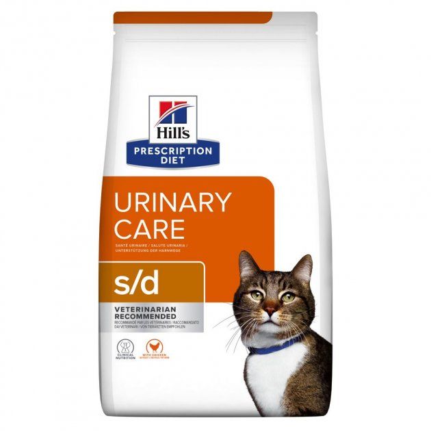 Hills Urinary Care для кішок для розчинення струвитних уролитов курка 1,5 кг 605894 