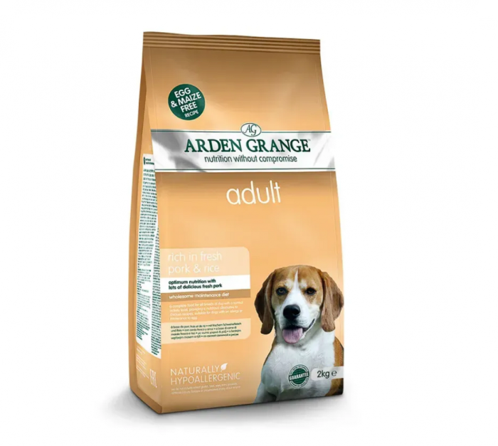 Сухий корм Arden Grange Pork  Rice Adult для собак, зі свининою та рисом, 2 кг