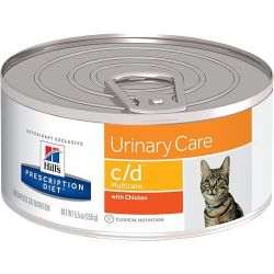 Hills PD Feline C  D Multicare консерва для кішок 156г з куркою для підтримки здоровя сечовивідних шляхів 